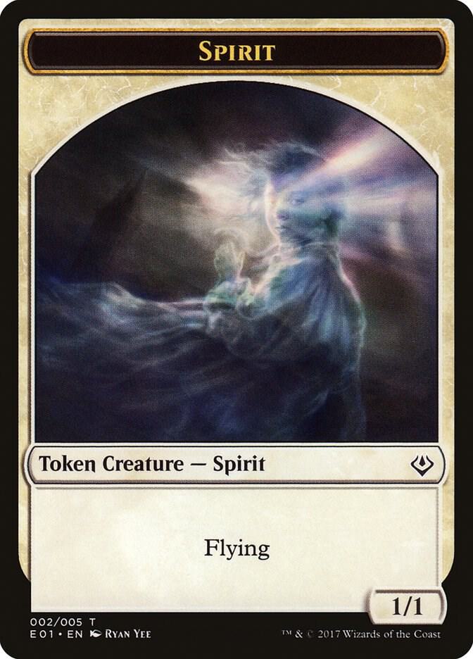 Spirit // Soldier Double-sided Token 2 // 1 card from Archenemy: Nicol Bolas
