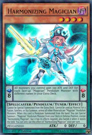 Harmonizing Magician PEVO-EN010 card from Pendulum Evolution