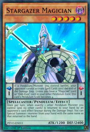 Stargazer Magician PEVO-EN011 card from Pendulum Evolution