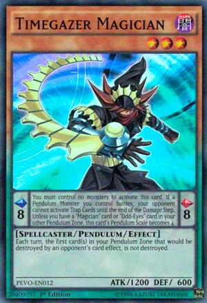 Timegazer Magician PEVO-EN012 card from Pendulum Evolution