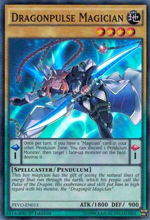 Dragonpulse Magician PEVO-EN013 card from Pendulum Evolution