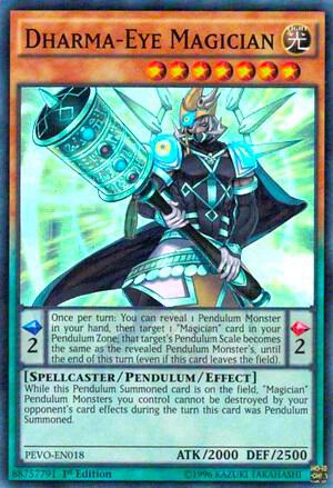 Dharma-Eye Magician PEVO-EN018 card from Pendulum Evolution