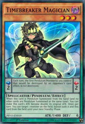 Timebreaker Magician PEVO-EN019 card from Pendulum Evolution