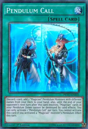 Pendulum Call PEVO-EN036 card from Pendulum Evolution