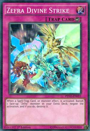 Zefra Divine Strike PEVO-EN051 card from Pendulum Evolution