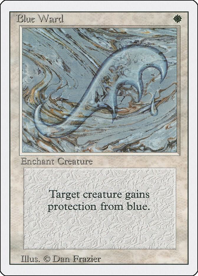Blue Ward card from Revised Edition
