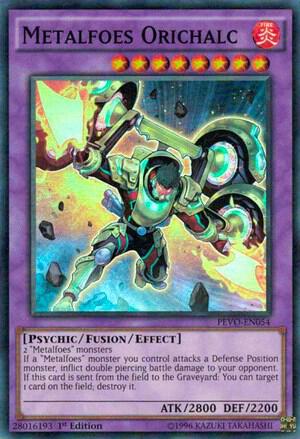 Metalfoes Orichalc PEVO-EN054 card from Pendulum Evolution