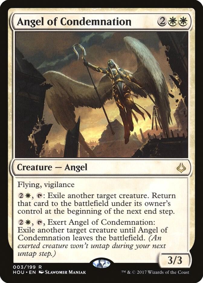 Angel of Condemnation 3 card from Hour of Devastation