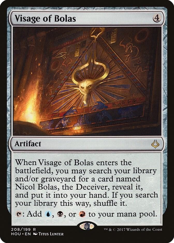 Visage of Bolas 208 card from Hour of Devastation