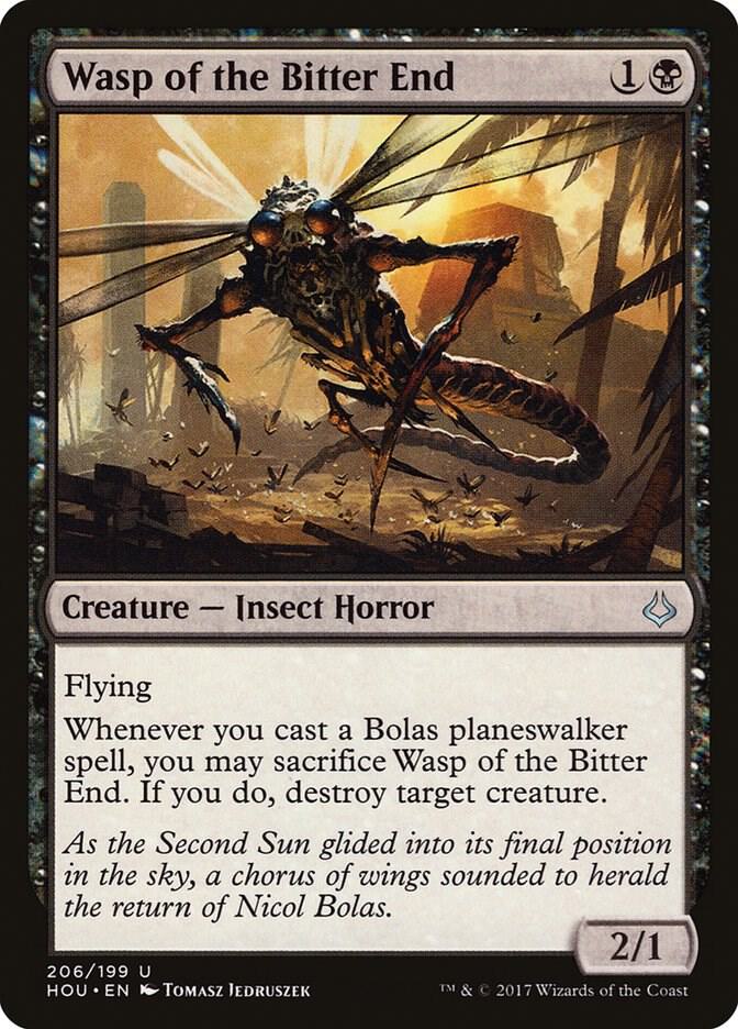 Wasp of the Bitter End 206 card from Hour of Devastation