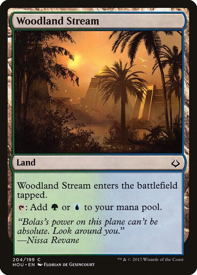 Woodland Stream 204 card from Hour of Devastation