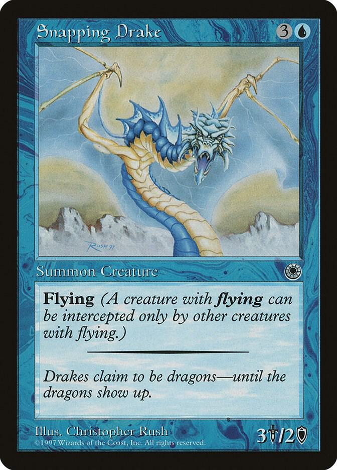 Snapping Drake (Reminder Text) card from Portal