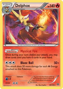 Delphox - 26/146 (XY Base Set) 026/146 card from Deck Exclusives