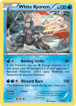White Kyurem - 21/124 (XY Fates Collide) 021/124 card from Deck Exclusives