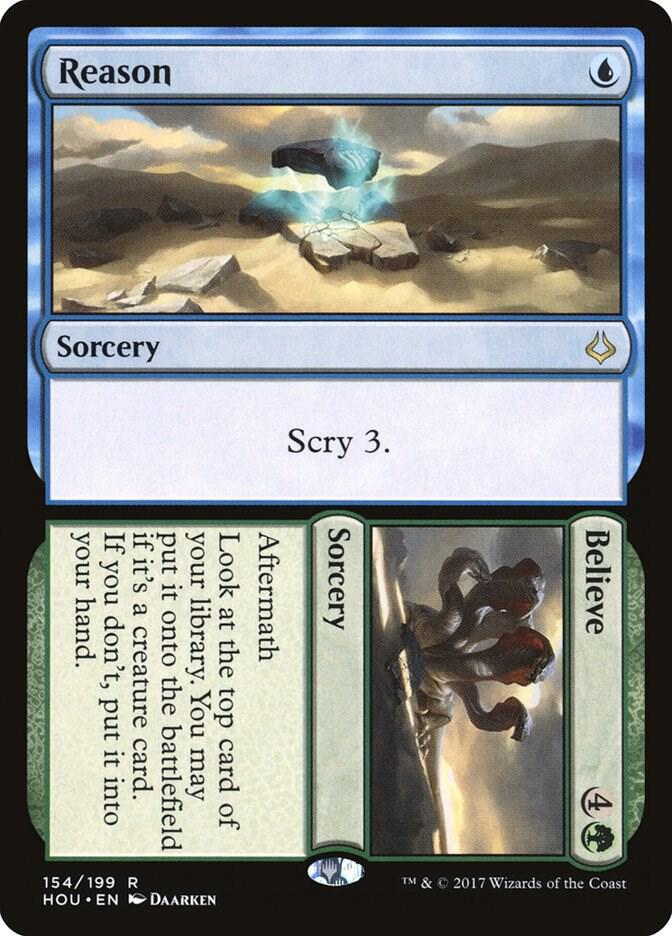 Reason // Believe 154 card from Hour of Devastation