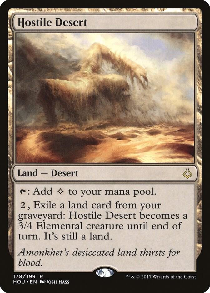 Hostile Desert 178 card from Hour of Devastation