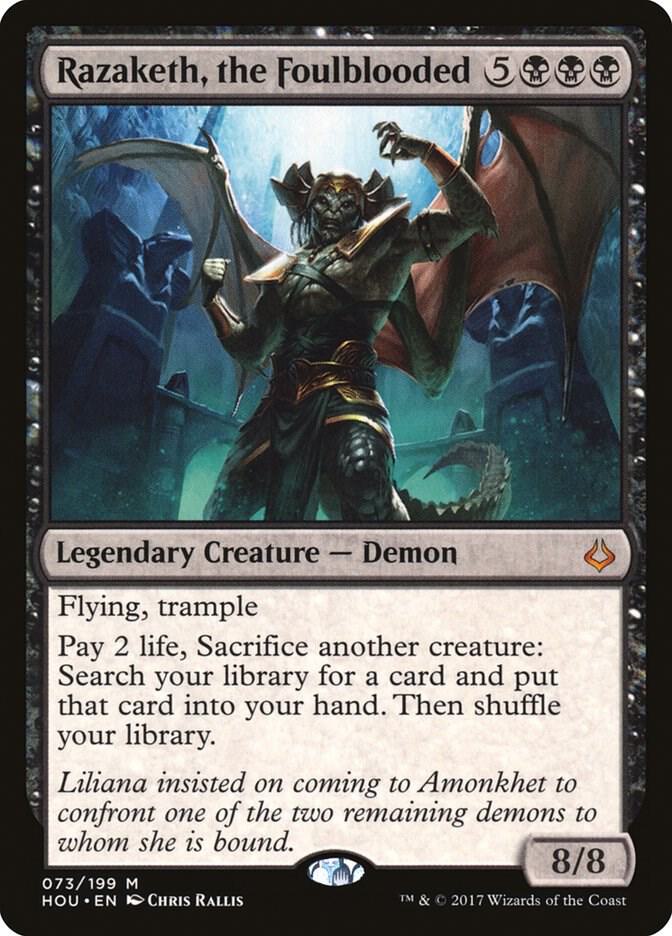 Razaketh, the Foulblooded 73 card from Hour of Devastation