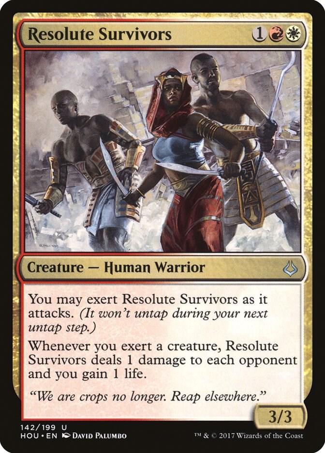 Resolute Survivors 142 card from Hour of Devastation