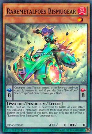 Raremetalfoes Bismugear PEVO-EN052 card from Pendulum Evolution