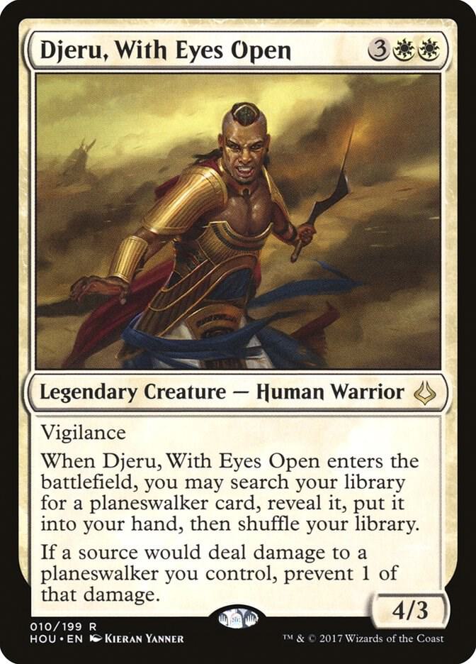Djeru, With Eyes Open 10 card from Hour of Devastation