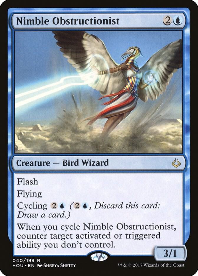 Nimble Obstructionist 40 card from Hour of Devastation