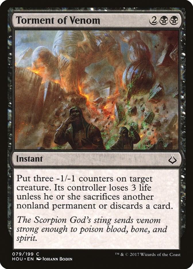 Torment of Venom 79 card from Hour of Devastation