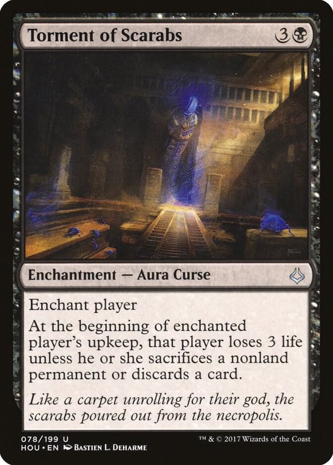 Torment of Scarabs 78 card from Hour of Devastation