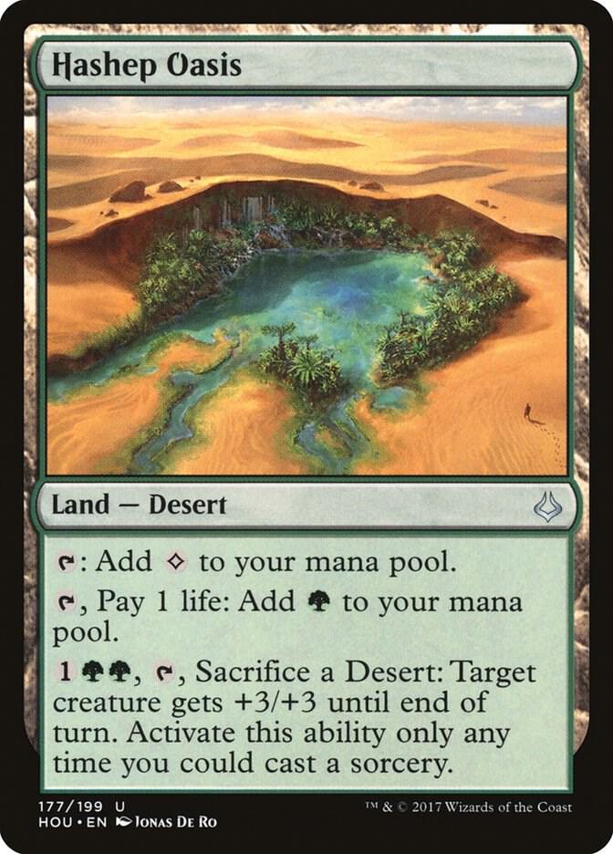 Hashep Oasis 177 card from Hour of Devastation
