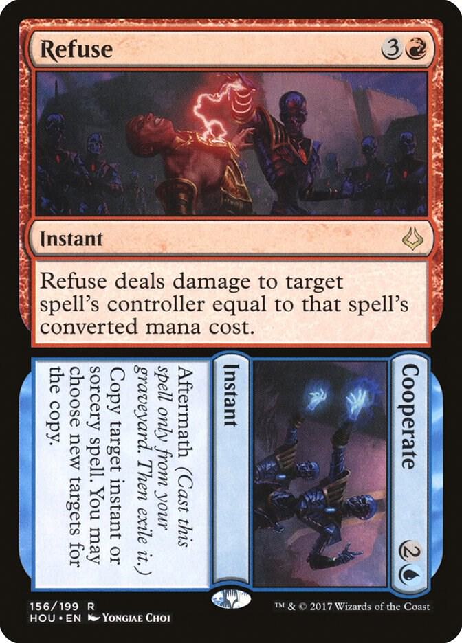 Refuse // Cooperate 156 card from Hour of Devastation