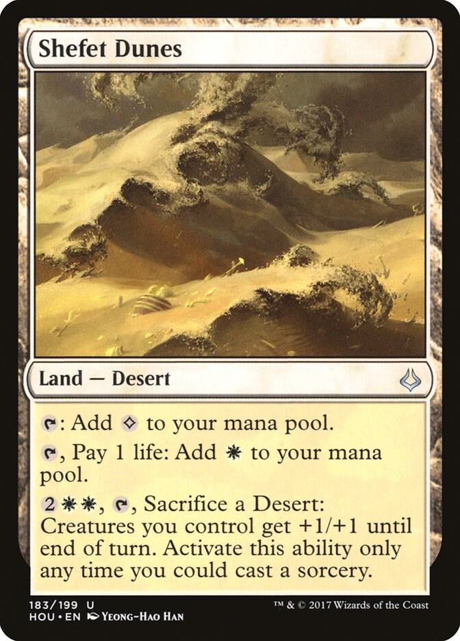 Shefet Dunes 183 card from Hour of Devastation