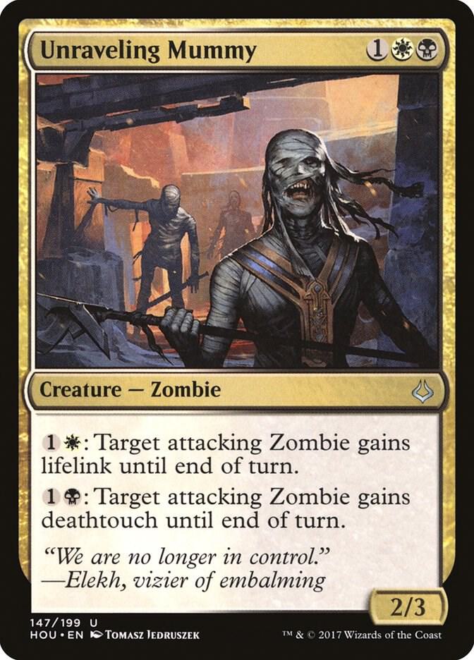 Unraveling Mummy 147 card from Hour of Devastation