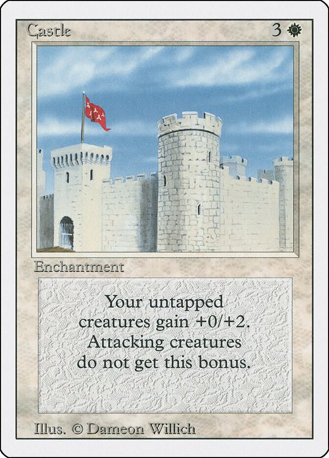 Castle card from Revised Edition