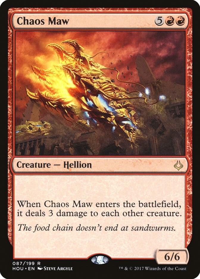 Chaos Maw 87 card from Hour of Devastation