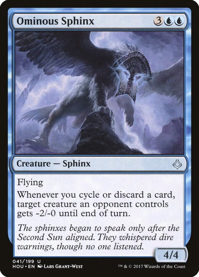 Ominous Sphinx 41 card from Hour of Devastation