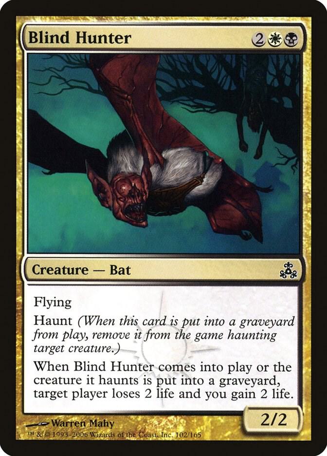 Blind Hunter 102 card from Guildpact