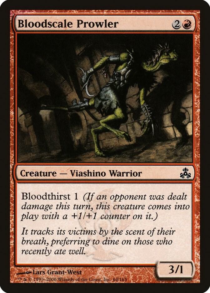 Bloodscale Prowler 64 card from Guildpact