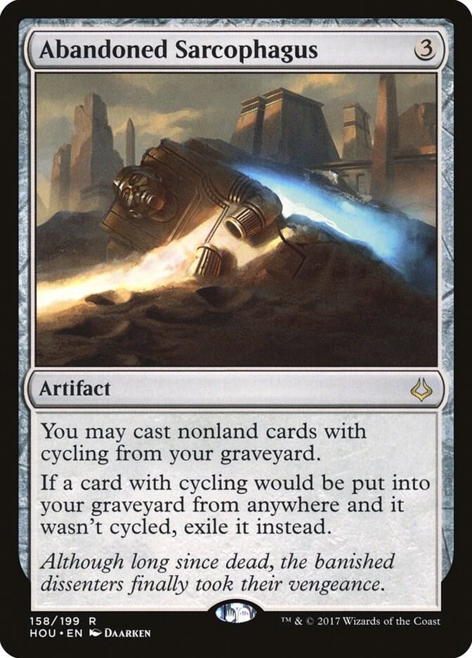 Abandoned Sarcophagus 158 card from Hour of Devastation