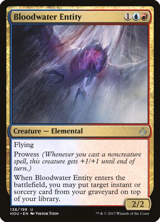 Bloodwater Entity 138 card from Hour of Devastation
