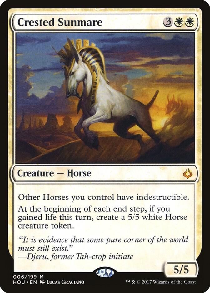 Crested Sunmare 6 card from Hour of Devastation
