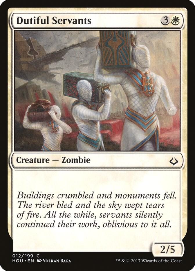 Dutiful Servants 12 card from Hour of Devastation