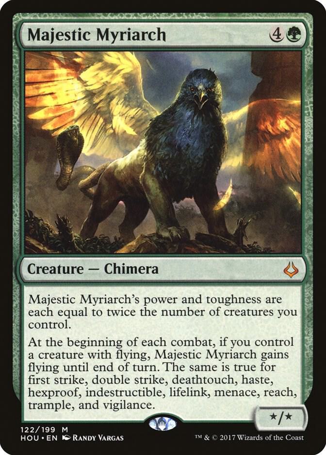 Majestic Myriarch 122 card from Hour of Devastation