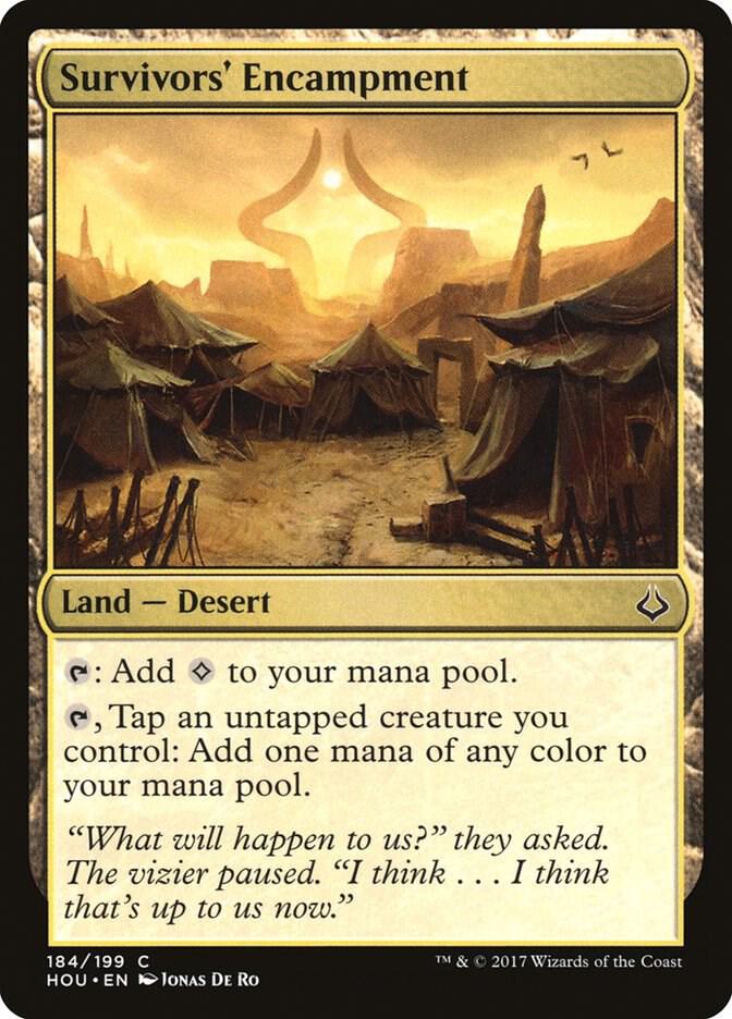 Survivors' Encampment 184 card from Hour of Devastation