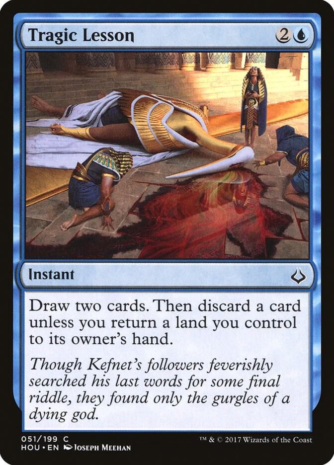 Tragic Lesson 51 card from Hour of Devastation