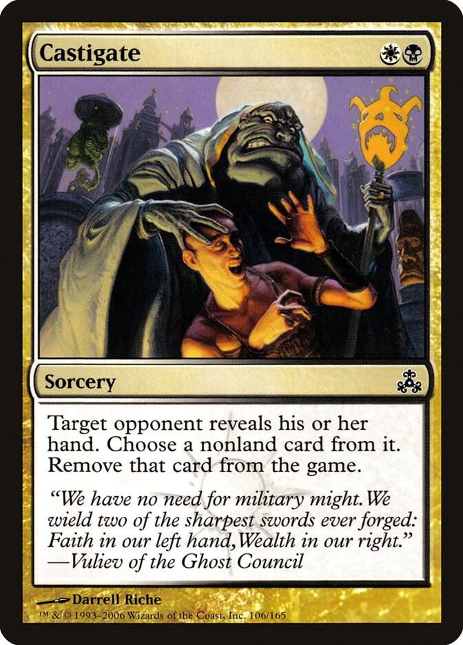 Castigate 106 card from Guildpact