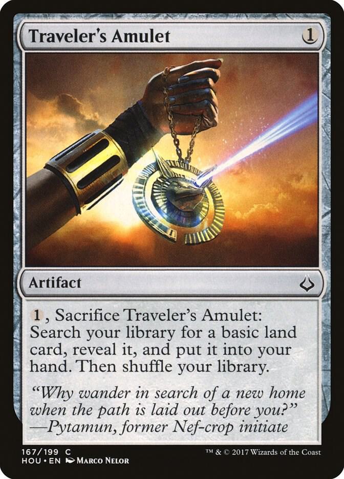 Traveler's Amulet 167 card from Hour of Devastation