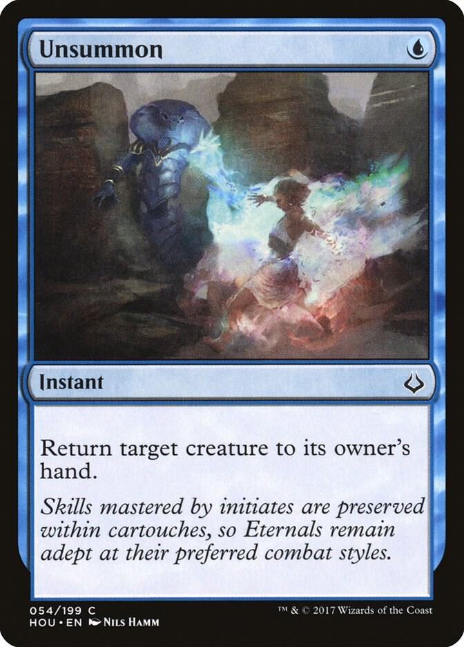 Unsummon 54 card from Hour of Devastation