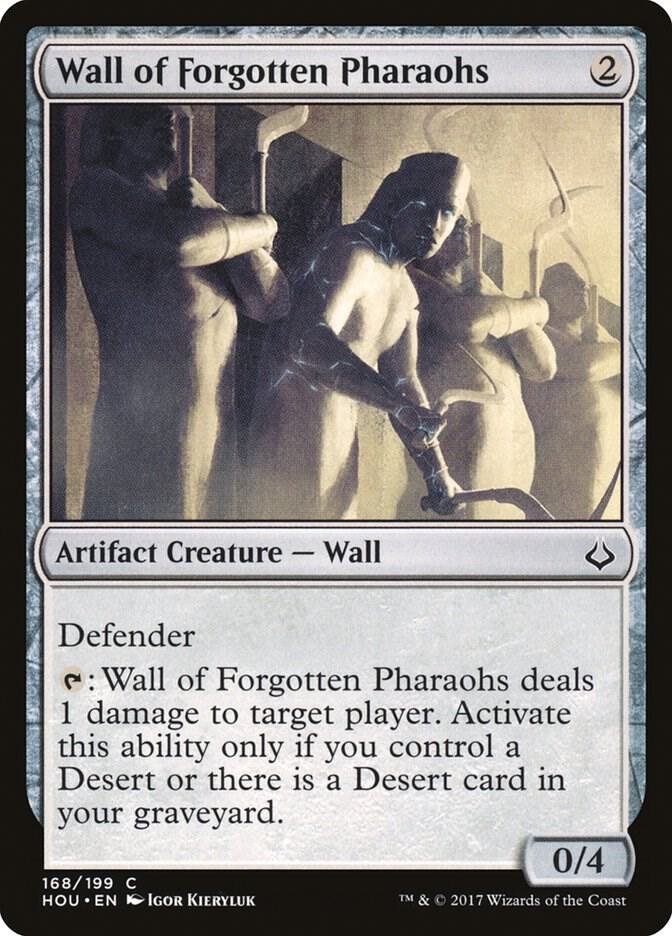Wall of Forgotten Pharaohs 168 card from Hour of Devastation