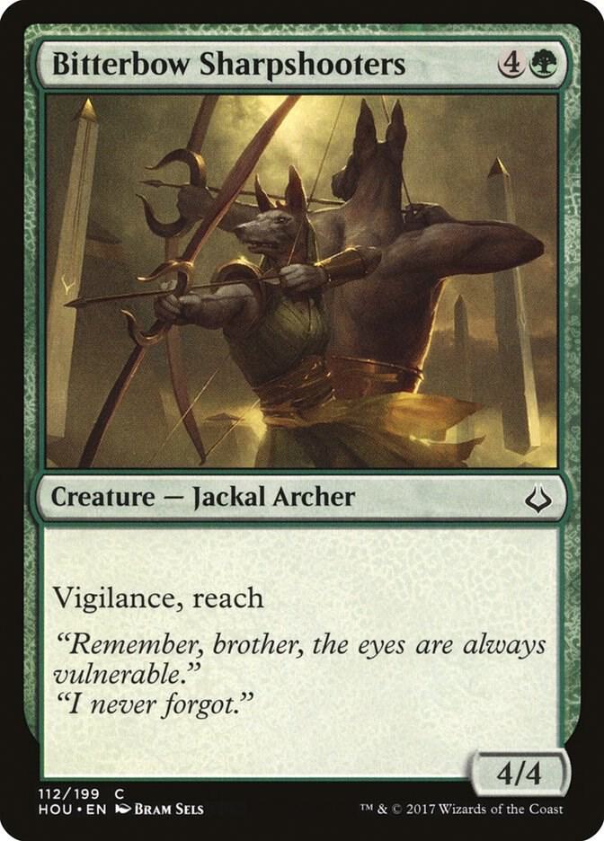 Bitterbow Sharpshooters 112 card from Hour of Devastation