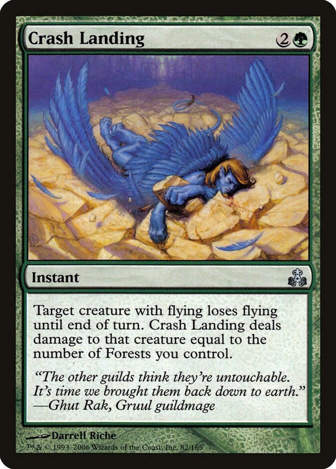 Crash Landing 82 card from Guildpact