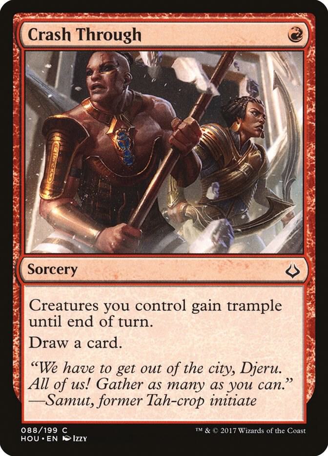Crash Through 88 card from Hour of Devastation